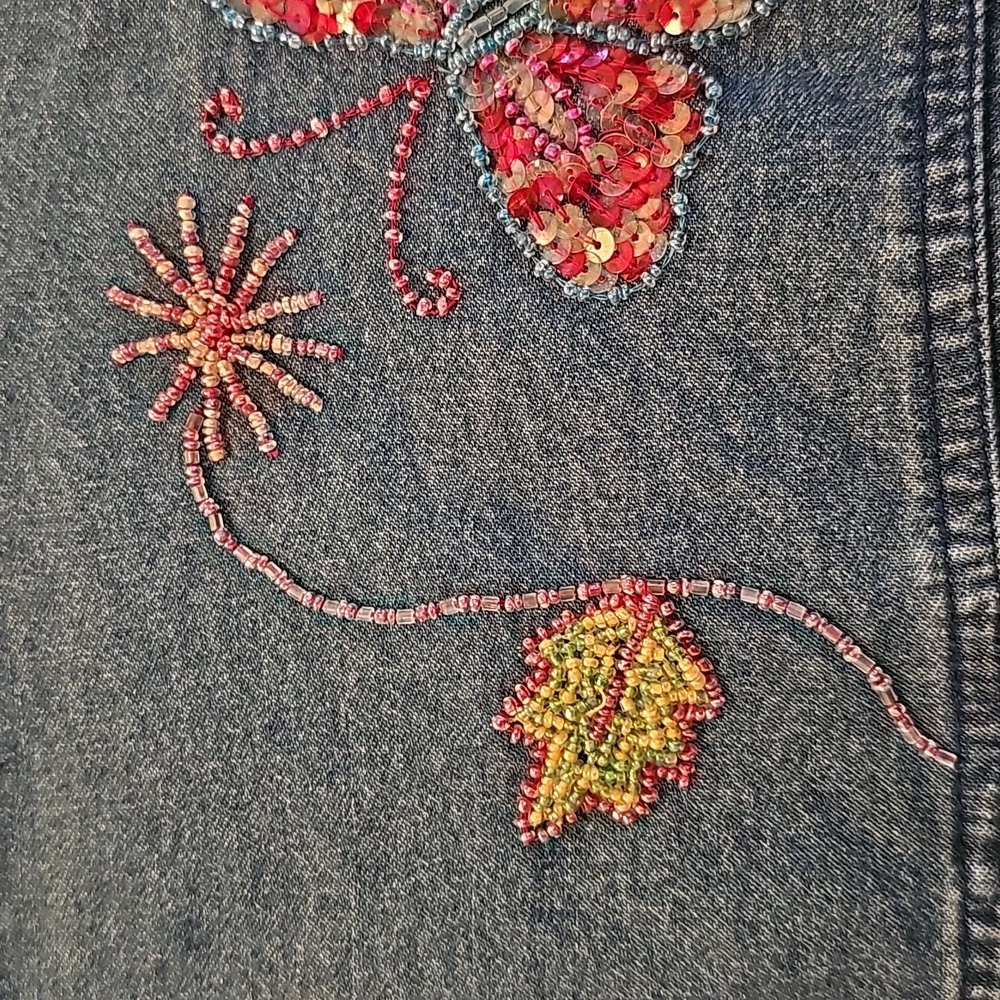 Beaded Button Down Shacket - image 3